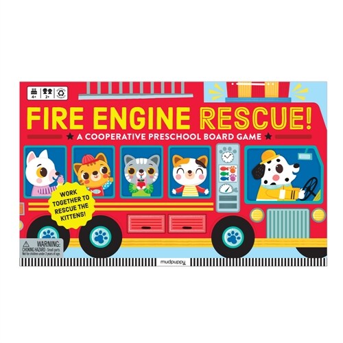 Fire Engine Rescue! Cooperative Board Game (Game)