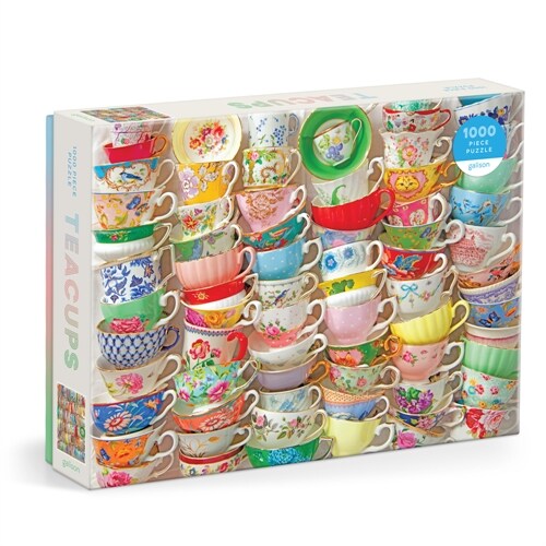 Teacups 1000 Piece Puzzle (Jigsaw)