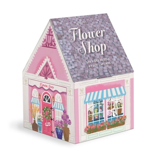 Joy Laforme Flower Shop 500 Piece House Puzzle (Jigsaw)