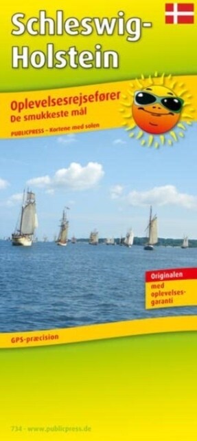 Slesvig-Holsten (Adventure Guide Schleswig-Holstein, DK) (Sheet Map, folded)