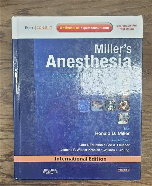 [중고] Miller‘s Anesthesia : Expert Consult-Online & Print (2nd Edition)