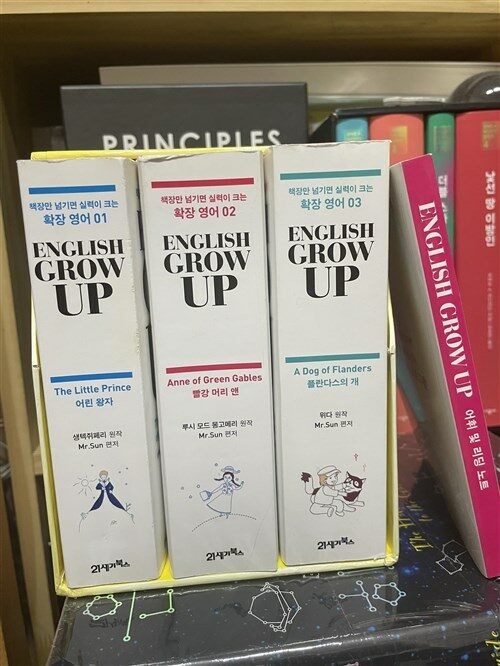 [중고] English Grow Up 세트 - (전3권 + 어휘 및 리딩 노트 포함)