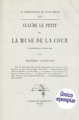  Claude le Petit et la Muse de la cour