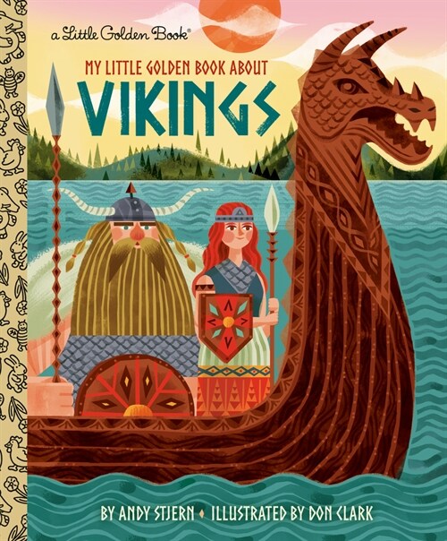 My Little Golden Book About Vikings (Hardcover)