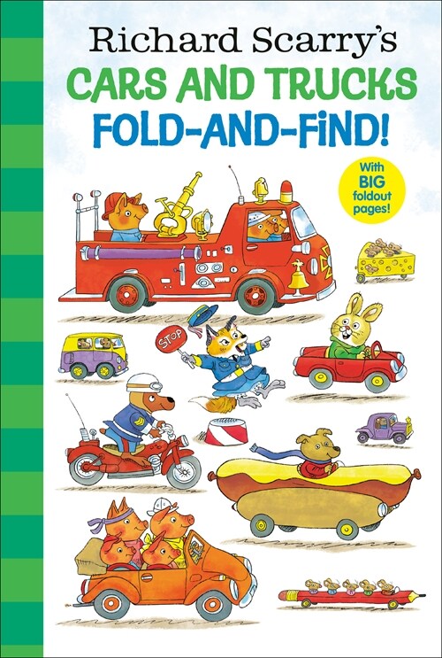 Richard Scarrys Cars and Trucks Fold-and-Find! (Hardcover)