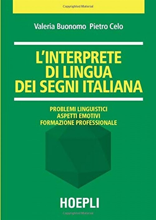  Linterprete di lingua dei segni italiana