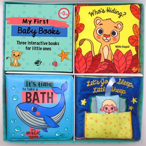 My First Baby Books: Three Interactive Books for the Little Ones Volume 4 (Board Books)