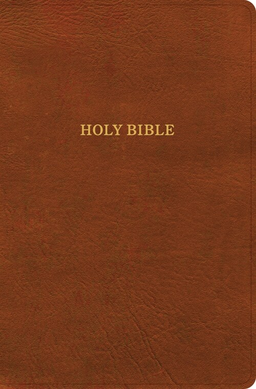 KJV Giant Print Reference Bible, Burnt Sienna Leathertouch (Imitation Leather)