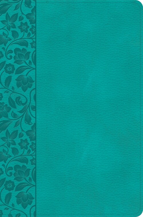 KJV Giant Print Reference Bible, Teal Leathertouch (Imitation Leather)