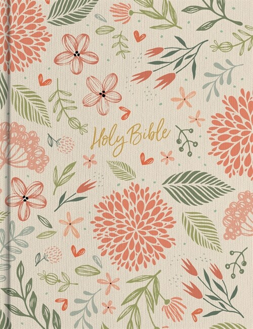 CSB Notetaking Bible, Expanded Reference Edition, Floral Cloth Over Board (Hardcover)