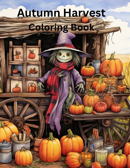 Autumn Harvest Coloring Book (Paperback)