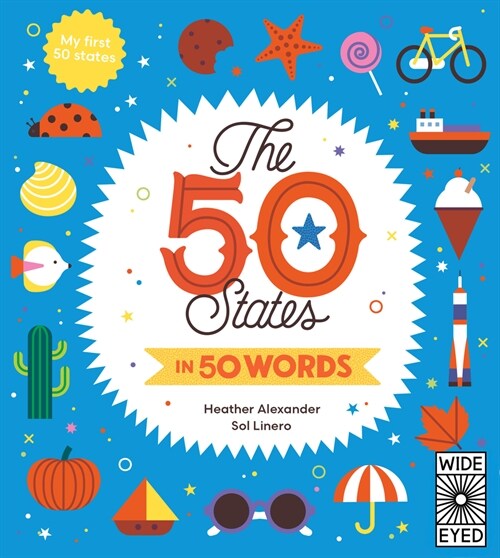 The 50 States in 50 Words: My First 50 States (Hardcover)