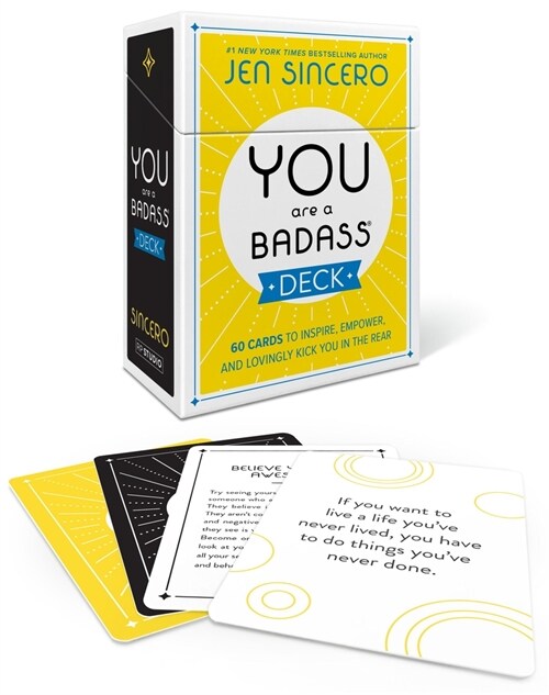 You Are a Badass(r) Deck: 60 Cards to Inspire, Empower, and Lovingly Kick You in the Rear (Other)