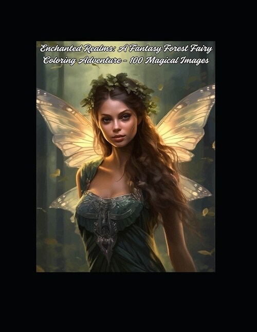 Enchanted Realms: A Fantasy Forest Fairy Coloring Adventure - 100 Magical Images (Paperback)