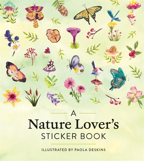 A Nature Lovers Sticker Book (Hardcover)