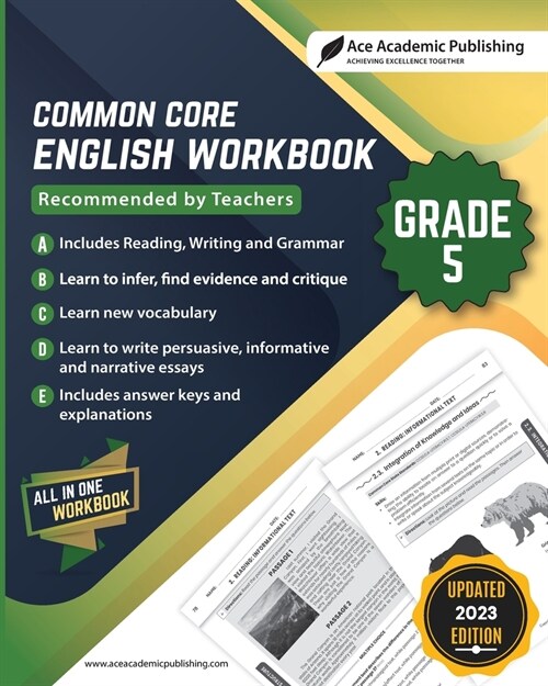 Common Core English Workbook: Grade 5 (Paperback)