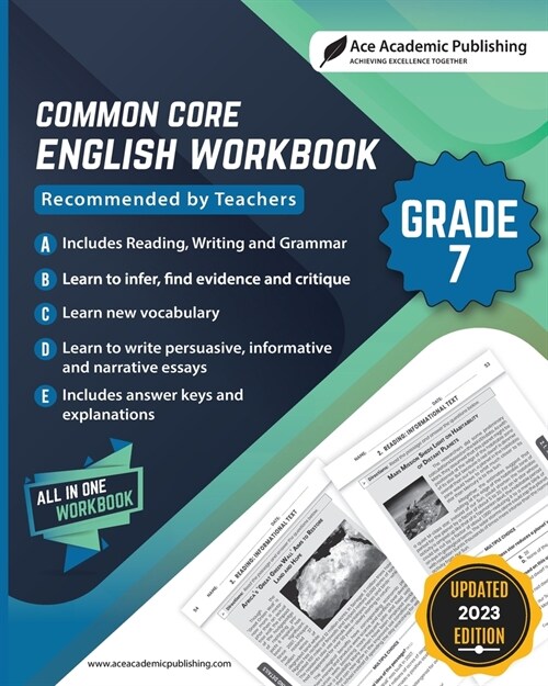 Common Core English Workbook: Grade 7 (Paperback)