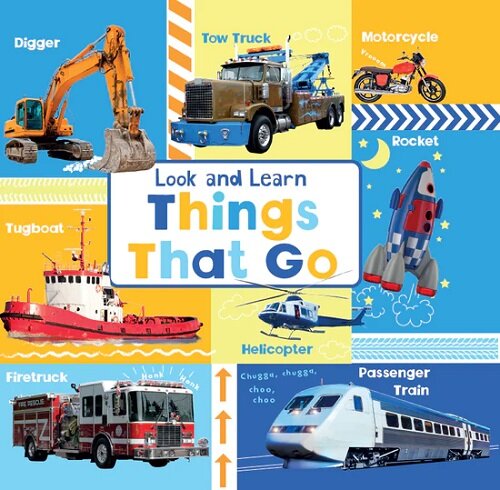 [중고] Look and Learn : Things That Go (Board Book)