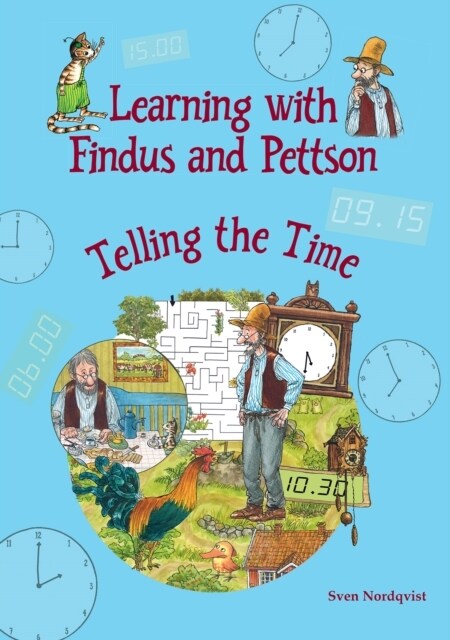 Learning with Findus and Pettson - Telling the Time (Paperback)