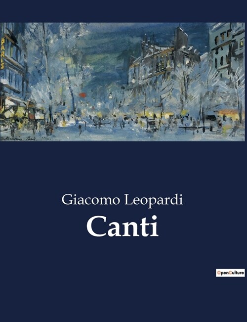 Canti (Paperback)