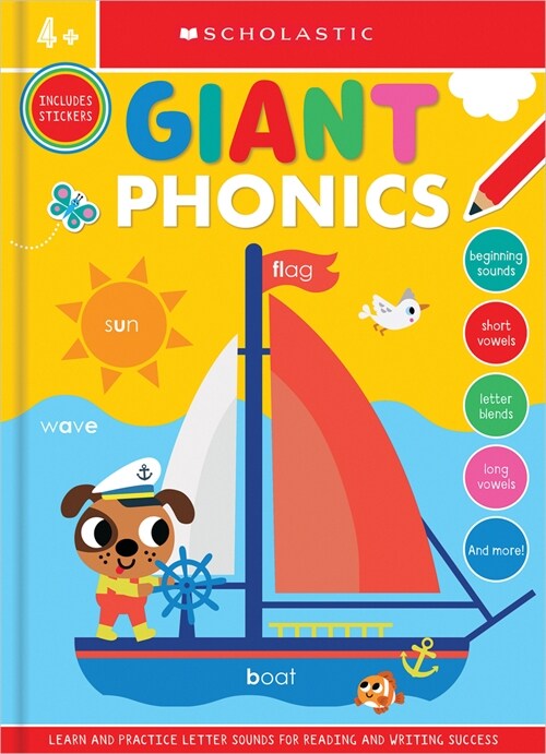 Giant Phonics Workbook: Scholastic Early Learners (Giant Workbook) (Paperback)