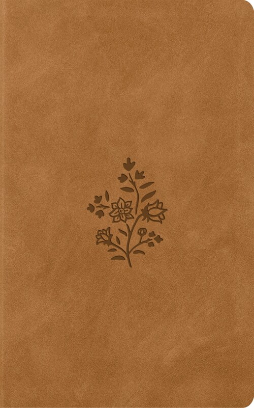 ESV Vest Pocket New Testament with Psalms and Proverbs (Trutone, Nubuck Caramel, Wildflower Design) (Imitation Leather)