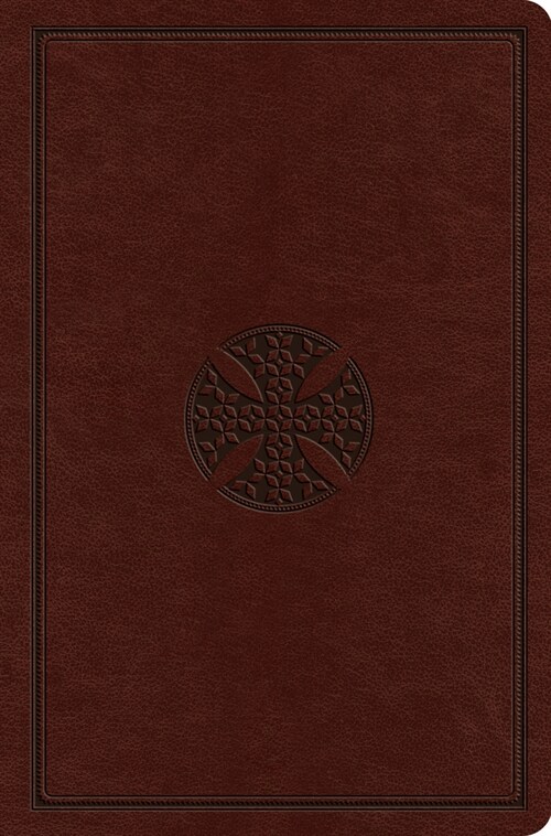 ESV Value Compact Bible (Trutone, Chestnut, Mosaic Cross Design) (Imitation Leather)