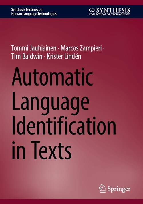 Automatic Language Identification in Texts (Hardcover, 2024)