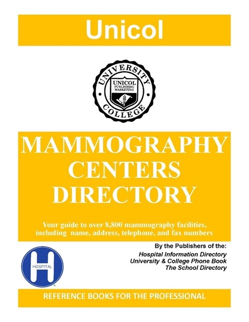 Mammography Centers Directory, 2024 Edition (Paperback)