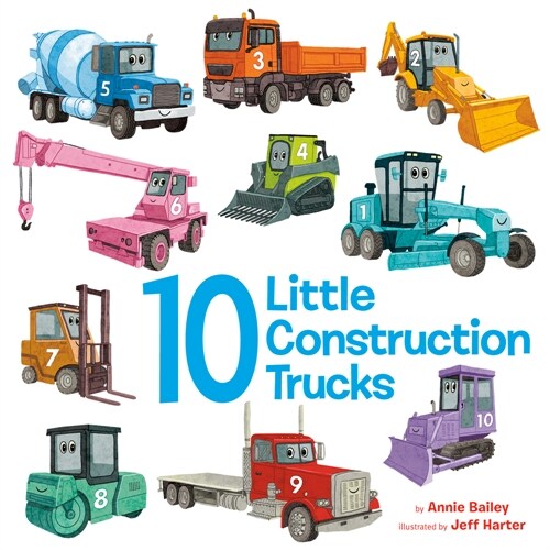10 Little Construction Trucks (Board Books)