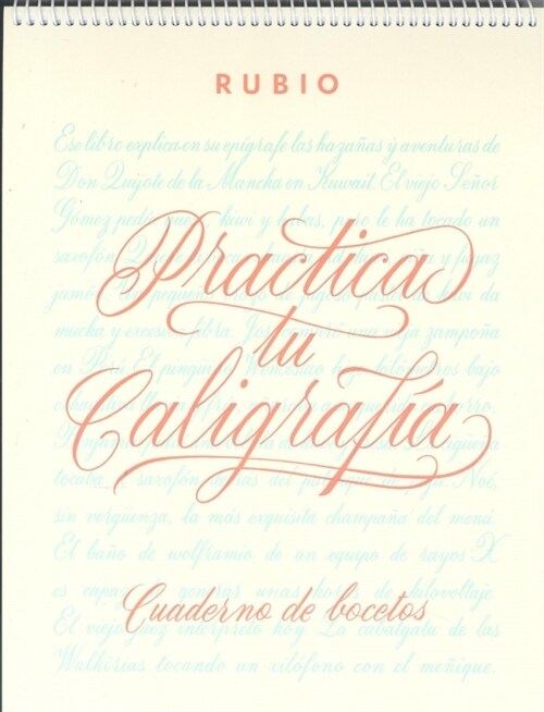  CUADERNO BOCETOS CALIGRAFIA