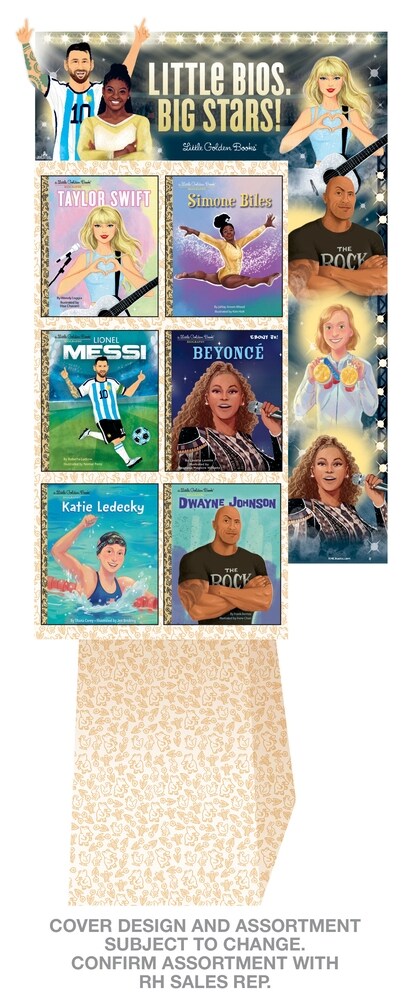 Little Golden Book Celebrity Summer 36-Copy Floor Display Summer 24 (Trade-only Material)