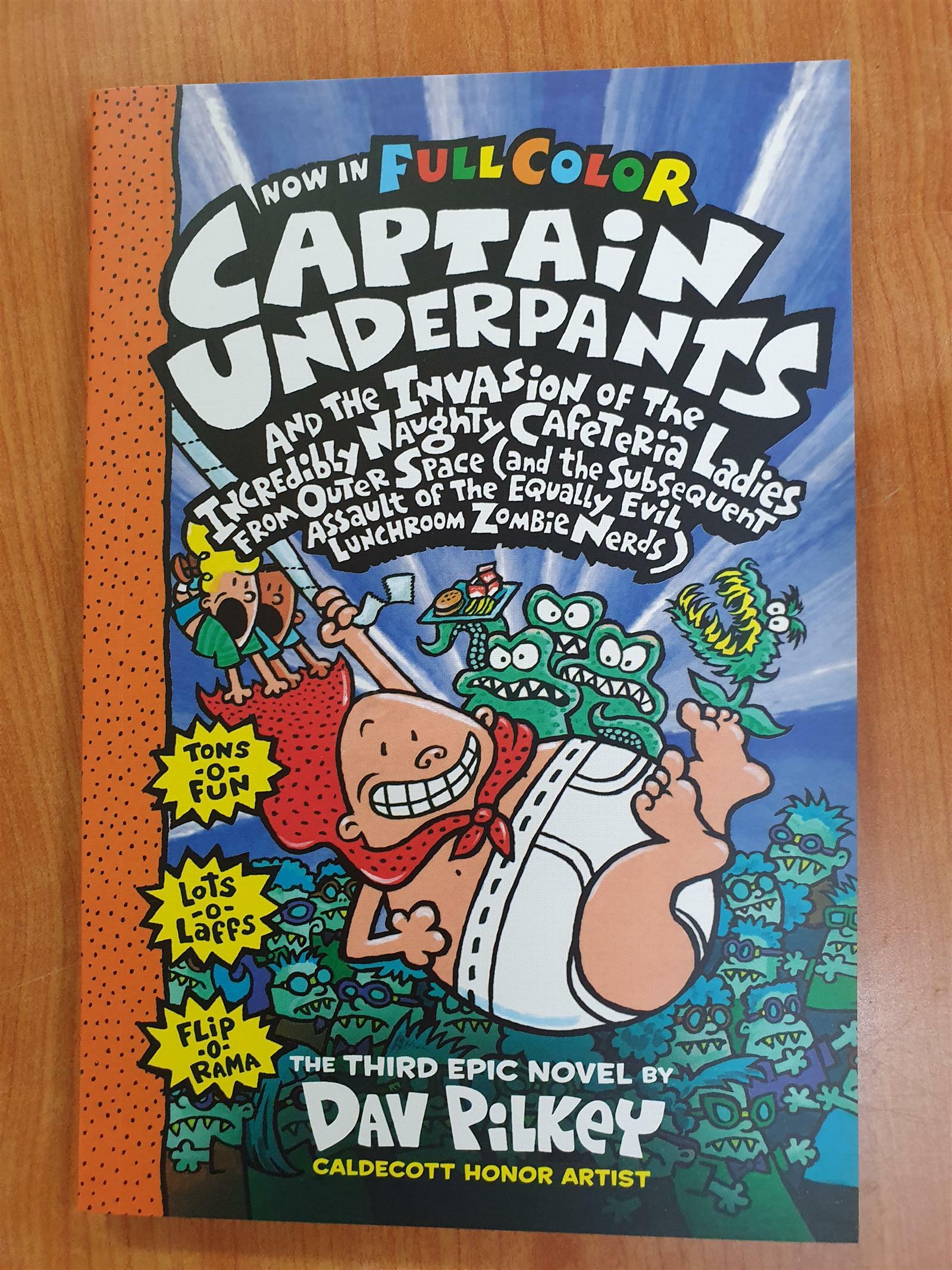 [중고] Captain Underpants #3 : Captain Underpants and the Invasion of the Incredibly Naughty Cafeteria Ladies From Outer Space (Paperback, Full Color Edition)