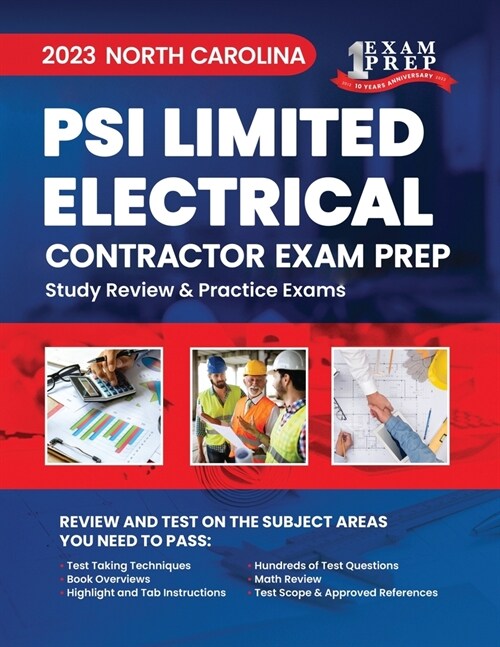 2023 North Carolina PSI Limited Electrical Contractor Exam Prep: 2023 Study Review & Practice Exams (Paperback)