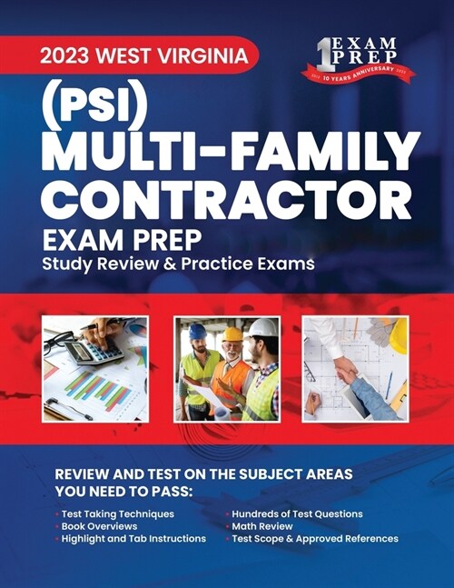 2023 West Virginia Multi-Family Contractor (PSI): 2023 Study Review & Practice Exams (Paperback)