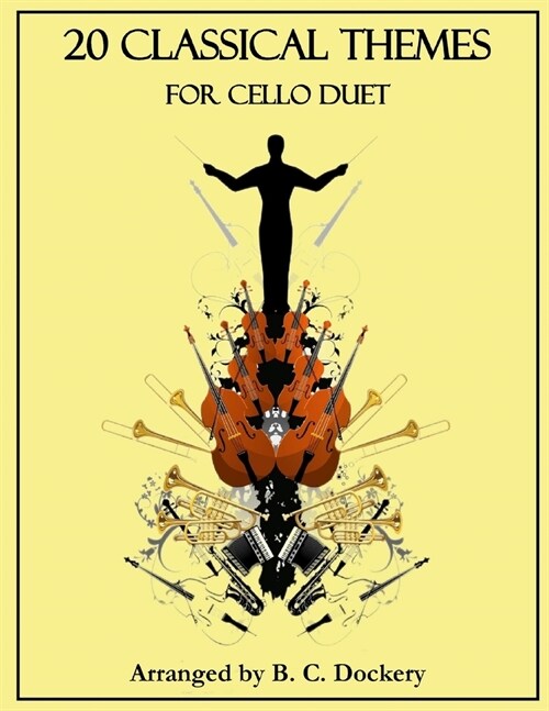 20 Classical Themes for Cello Duet (Paperback)