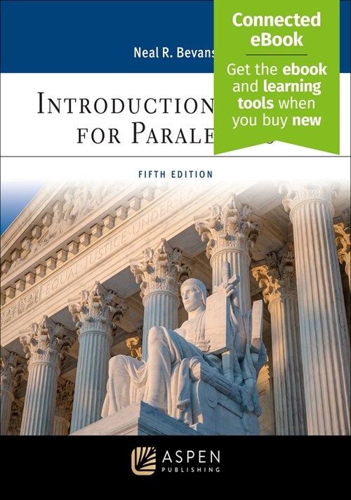 Introduction to Law for Paralegals: [Connected Ebook] (Paperback, 5)