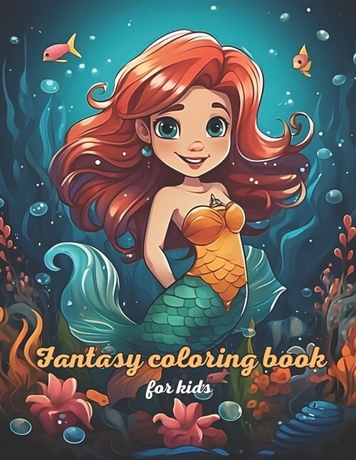 Fantasy coloring book for kids (Paperback)