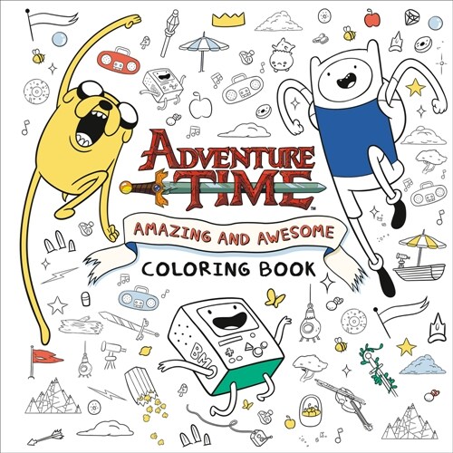 Adventure Time: Amazing and Awesome Coloring Book (Paperback)