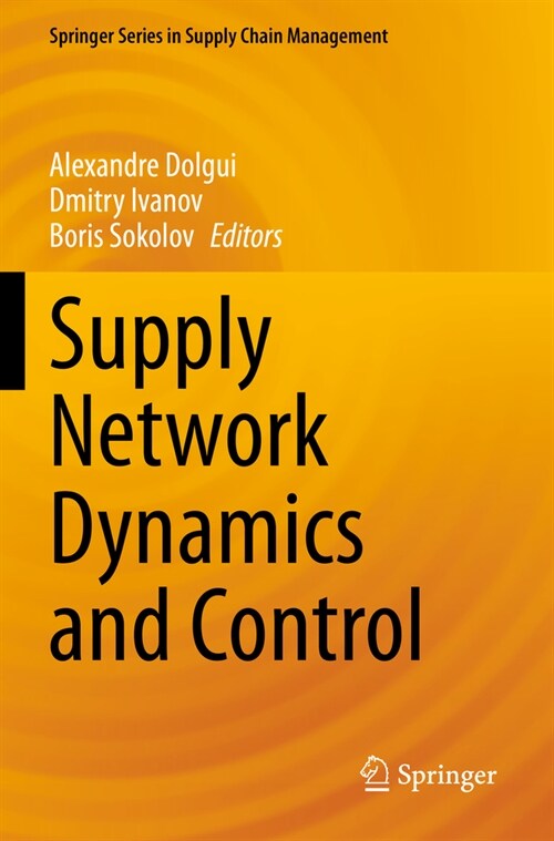 Supply Network Dynamics and Control (Paperback, 2022)