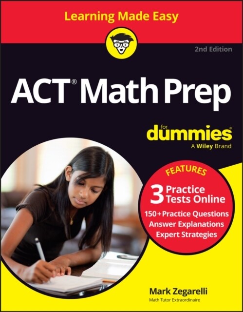ACT Math Prep for Dummies: Book + 3 Practice Tests Online (Paperback, 2)
