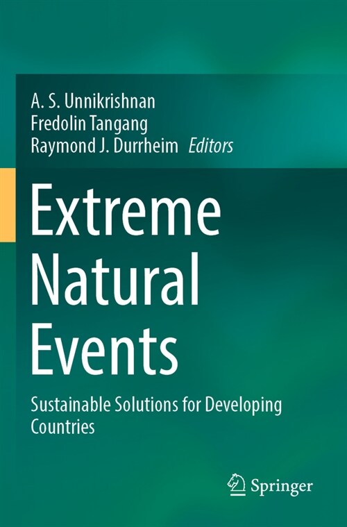 Extreme Natural Events: Sustainable Solutions for Developing Countries (Paperback, 2022)