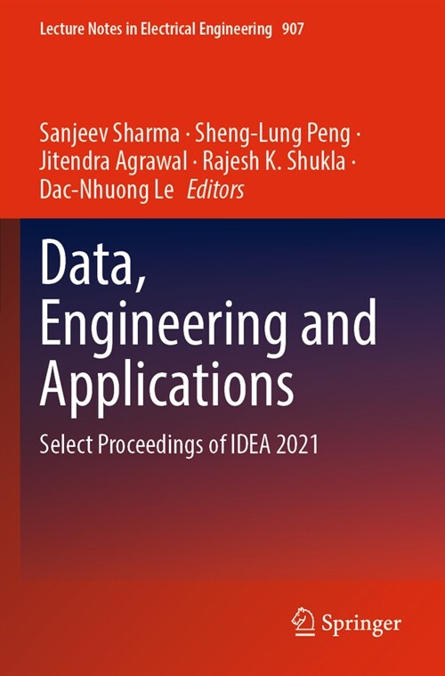 Data, Engineering and Applications: Select Proceedings of Idea 2021 (Paperback, 2022)