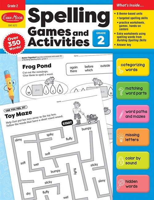 Spelling Games and Activities, Grade 2 Teacher Resource (Paperback)