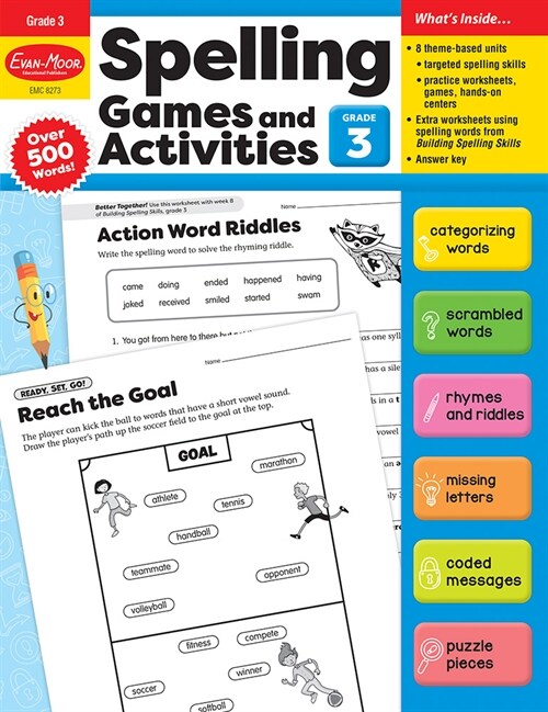 Spelling Games and Activities, Grade 3 Teacher Resource (Paperback)