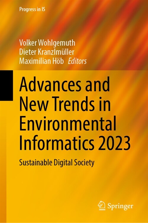 Advances and New Trends in Environmental Informatics 2023: Sustainable Digital Society (Hardcover, 2024)