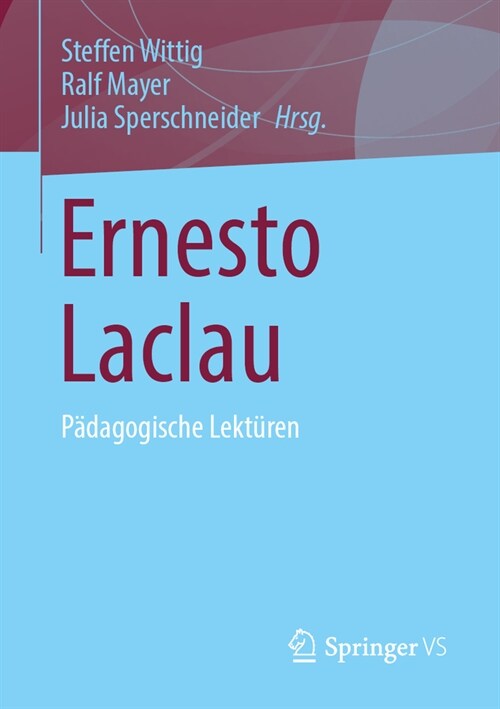 Ernesto Laclau: P?agogische Lekt?en (Paperback, 2024)