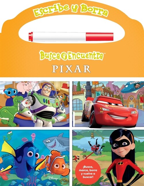 Write and Erase Look and Find Spanish Disney Pixar Refresh 2023 (Board Books)