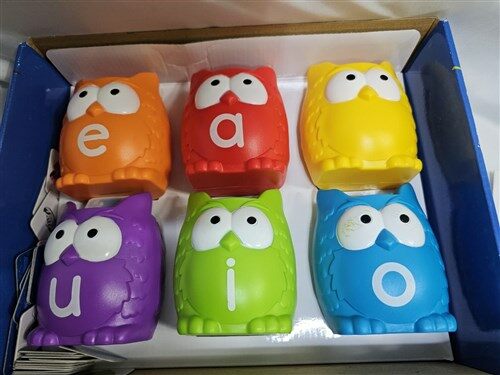 [중고] vowel owls sorting set (hard, 부엉이 10 × 7.5cm)