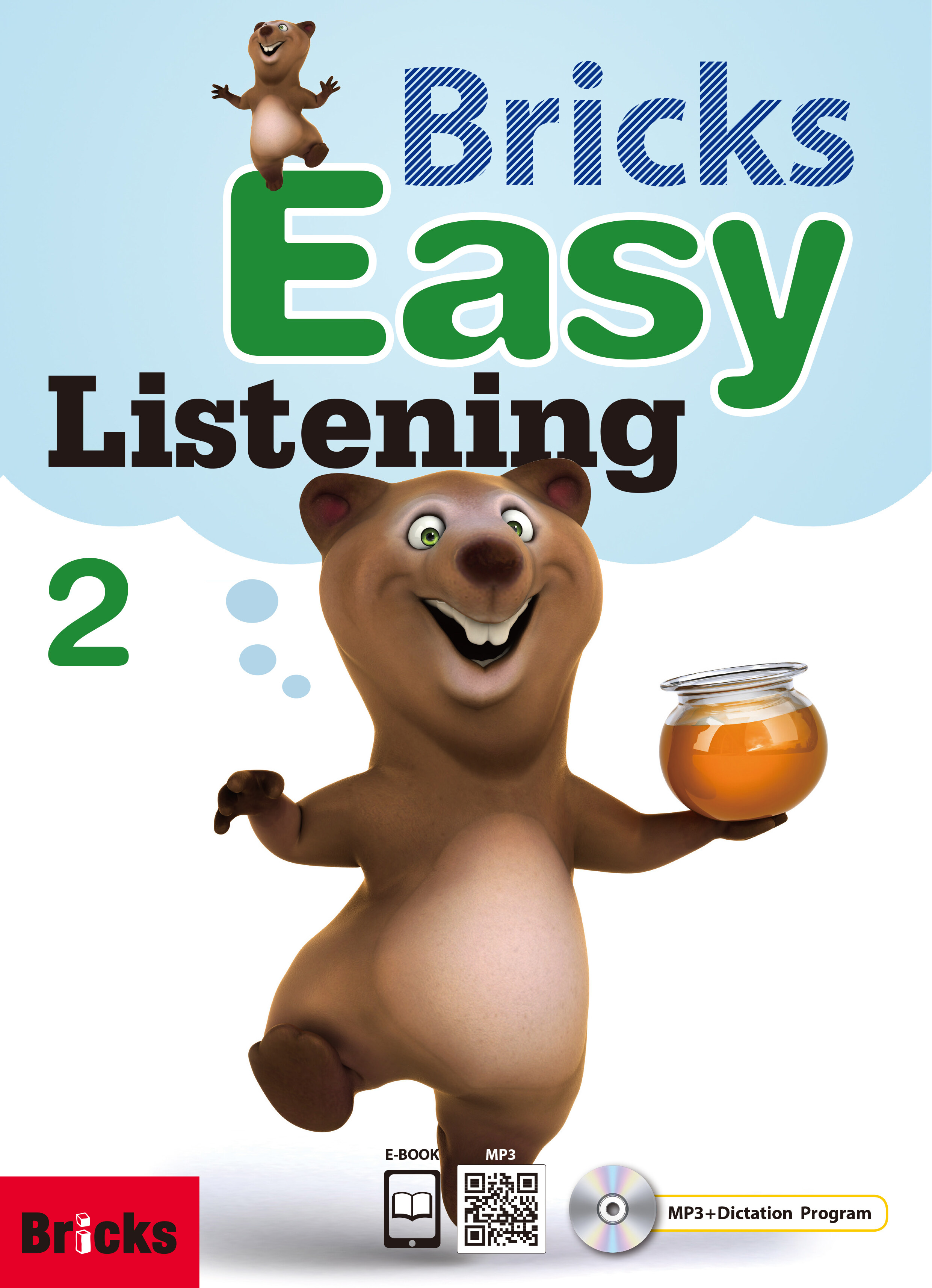 Bricks Easy Listening 2 (Student Book + Work Book + QR + Dictation CD +  Eb)